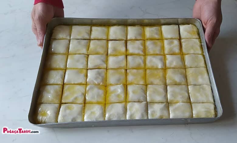 Cevizli Kare Baklava Tarifi