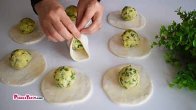 Patates Dolgulu Balon Bazlama
