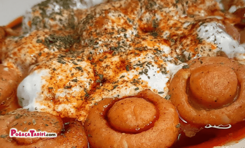 Mantar Şeklinde Yoğurtlu Patates