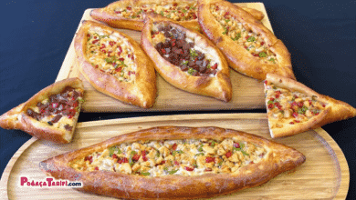 Tavuklu Kaşarlı Pide