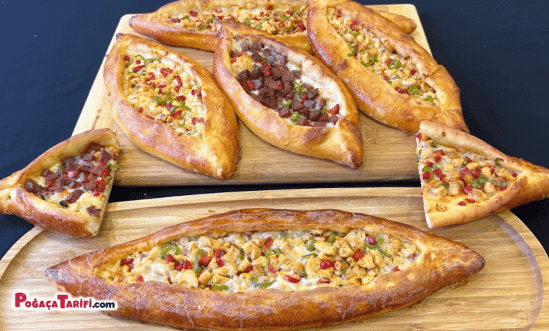 Tavuklu Kaşarlı Pide