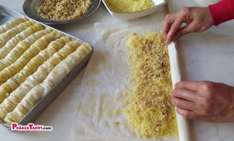 Kadayıflı Burma Baklava Tarifi