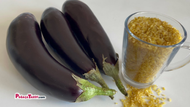 Patlıcanlı Bulgur Pilavı Tarifi