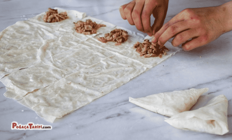 Tavada Tavuklu Çıtır Börek