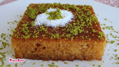 Karamel Şerbetli Revani Tarifi