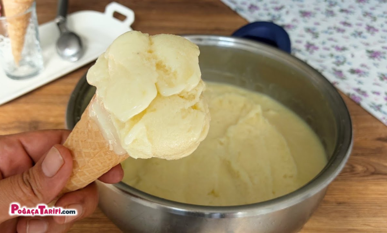 Limonlu Dondurma Tarifi