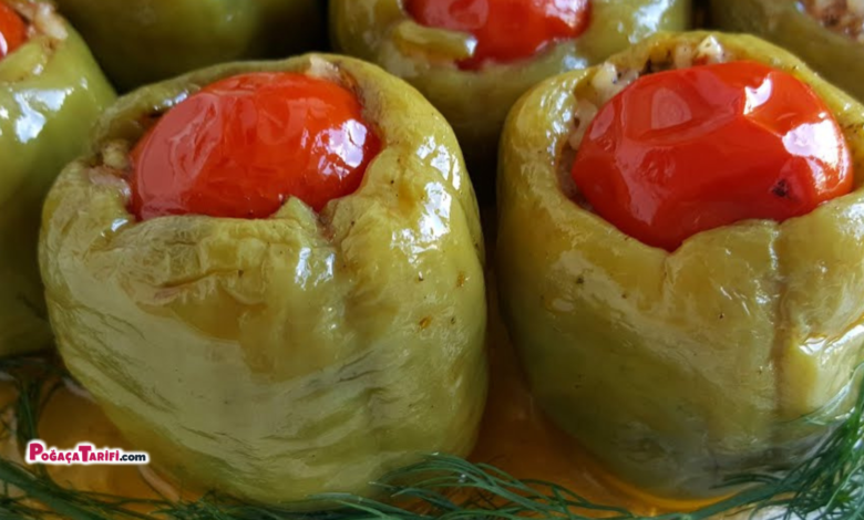 Zeytinyağlı Biber Dolması Tarifi