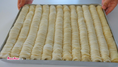 Çıtır Çıtır Büzgülü Baklava El Açması Baklava Tarifi
