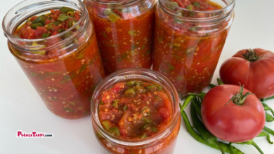 Ekşimeyen Kışlık Konserve Menemen Tarifi