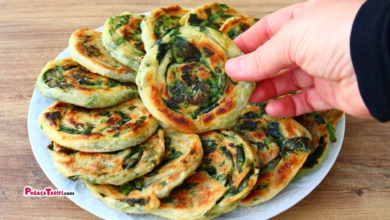 Ispanaklı Rulo Katmer Börek Tarifi