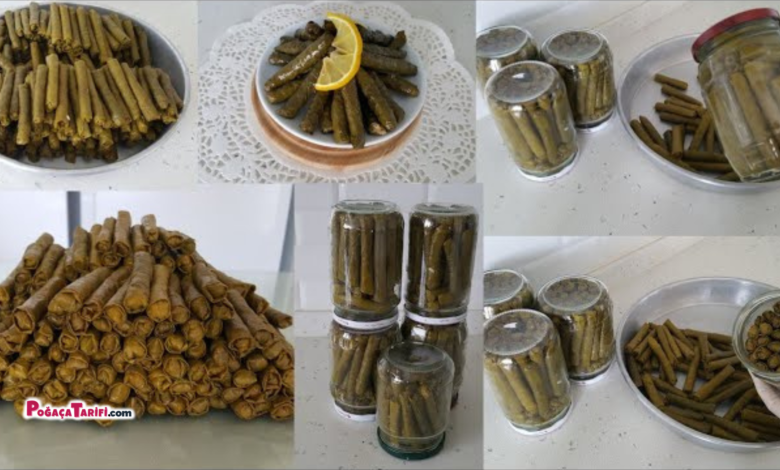 Kışlık İçin Kavanozda Konserve Sarma Tarifi