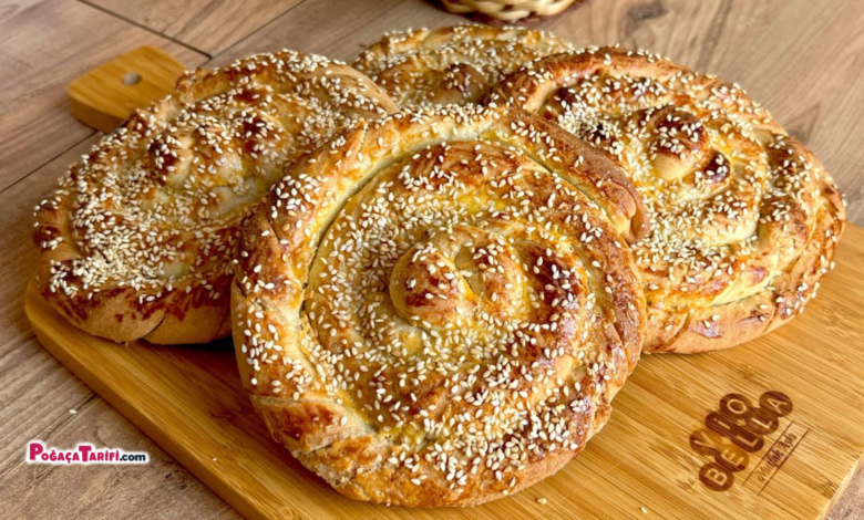 Tel Tel Ayrılan Tahinli Çörek Yapımı