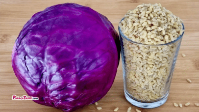 Bulgurlu Mor Lahana Salatası Tarifi
