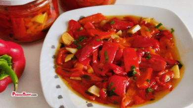 KÖZLENMİŞ KIŞLIK ZEYTİNYAĞLI KAPYA BİBER TURŞUSU İSTER TURŞU İSTER MEZE OLARAK TÜKETİN