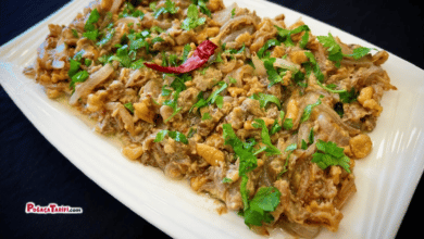 Köz Patlıcanlı Meze Tarifi