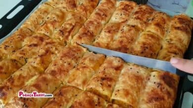 Bu Börek Kolaylıkta Zirve Yoğurt Soslu Patatesli Böreğim 32 Adet Çıkıyor