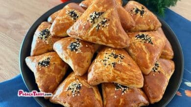 Yıllardır Vazgeçemediğim Mayasız Kıyır Kıyır Üçgen Poğaça