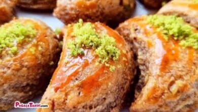 Cevizli Ay Tatlısı Tarifi Az Malzemeli Baklava Tadında Şerbetli Tatlı