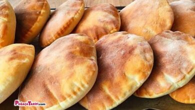 Fırında 10 Dakikada Pita Ekmek