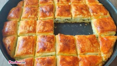 Sadece 4 Beze İle Kat Kat Sütlü Börek Tarifi