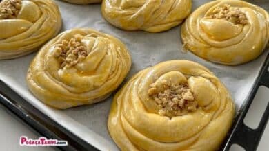 Tel Tel Ayrılan Tahinli Çörek