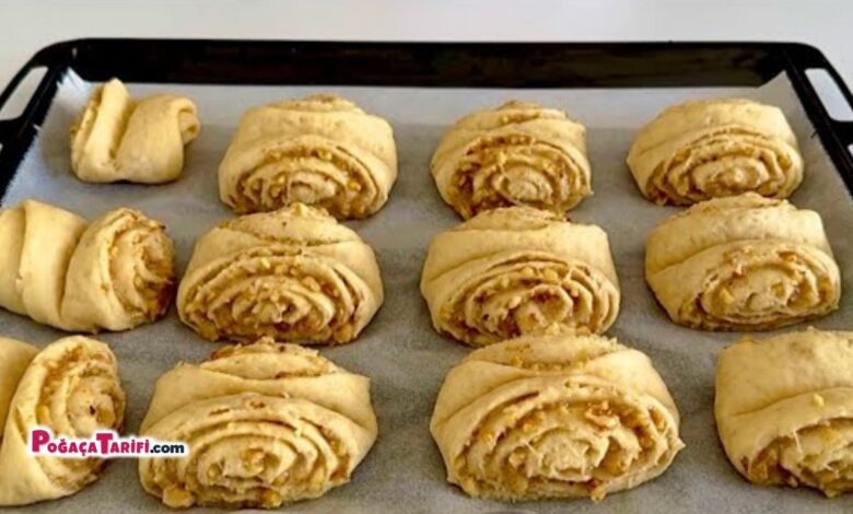 En Kolay En Lezzetli Cevizli Çörek