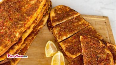 GAZİANTEP'İN MEŞHUR ETLİ EKMEK TARİFİ
