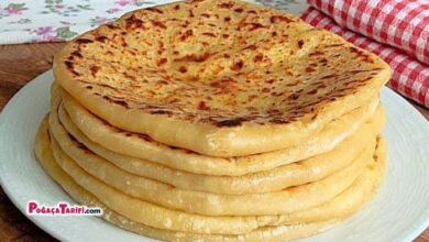 Peynirli Çörek Bazlama Tarifi