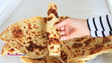 El Açması Mayasız Kat Kat Gözleme