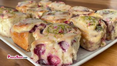 Yaban Mersinli Çörek Tarifi