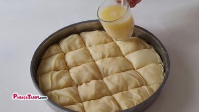 Baklava Şeklinde Börek Tarifi