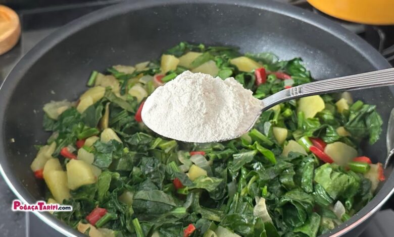 Ispanaklı Patates Yemeği