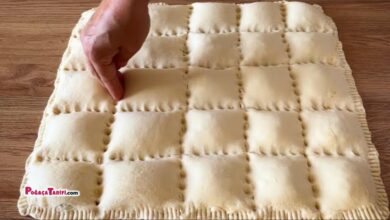 Yeşil Mercimekli El Açması Börek