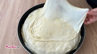 Ispanaklı El Açması Börek