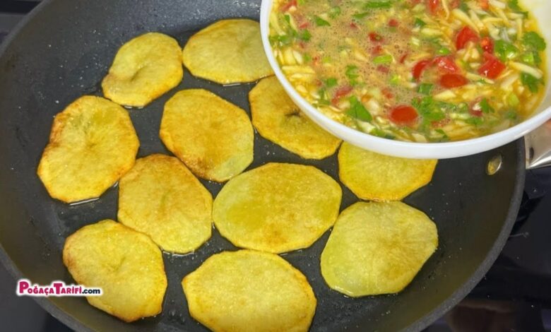 1 Patates Ve Yumurtayla 10 Dakikada Pratik Kahvaltılık Tarif