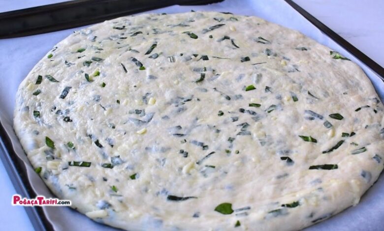 Ispanaklı Kaşar Peynirli Çörek