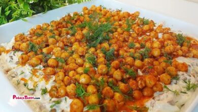 Leziz Yoğurtlu Mercimekli Erişte Salatası