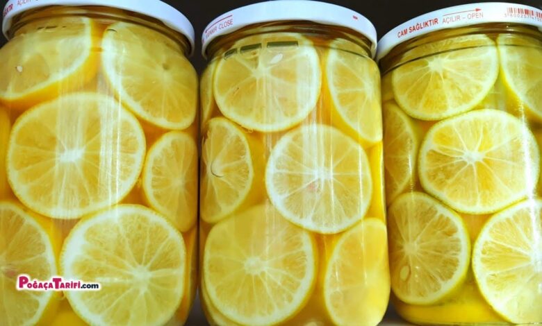 Limonu Bu Şekilde 24 Ay Saklıyorum