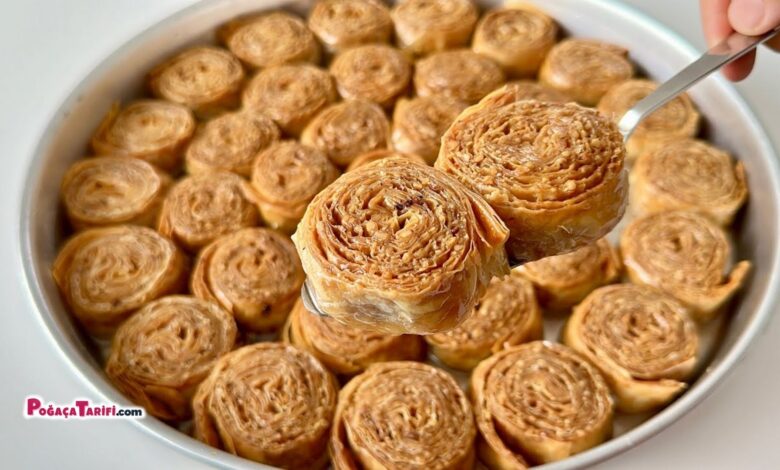 KAT KAT EL AÇMASI CEVİZLİ BAKLAVA